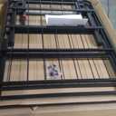 Amazon Basics Foldable Metal Platform Bed Frame with Storage, Sturdy Steel, No Box Spring Needed, 18 Inches High, Tool-Free Easy Assembly, Noise-Free, Queen Size, Black