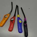 4 Pack Candle Lighter Long Lighters, Refillable Butane Lighters for Candle Camping Fireplace Party BBQ Grill(No Fuel)