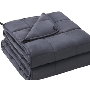 yescool Weighted Blanket for Adults (20 lbs, 60” x 80”, Grey) Cooling Heavy Blanket for Sleeping Perfect for 190210 lbs, Queen Size Breathable Blanket with Premium Glass Bead, Machine Washable
