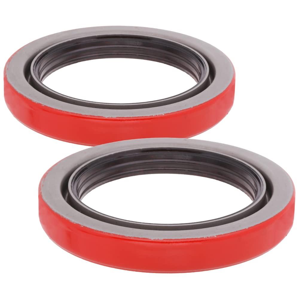 [2-Pack] 010-056 - Oil Seal - 10K HD - 15k - Trailer Axle Bearing Seal - Inner Diameter: 3.125" (3-1/8") - Outer Diameter: 4.506" - Width: 0.605"