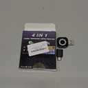 4-in-1 Wireless CarPlay Adapter for Apple CarPlay & Android Auto & AirPlay & MirrorLink, 2026 Upgraded Screen Mirroring Mini USB Adapter with Type-C Extension, Low Latency, Plug & Play