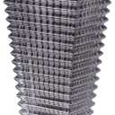 MCMCNCUIU Crystal Glass Vase, Large Crystal Vases for Flowers, Large Flower Vase, Black Modern Vases for Living Room, Bedroom, Kitchen, Dining Table, Mantle, Wedding, 11 Inches