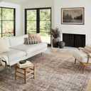Loloi Amber Lewis Georgie Collection GER-06 Bordeaux/Antique 2'-6" x 12'-0", .19" Pile Height, Runner Rug