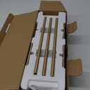 UME 3 Pack Cordless Table Lamp, Battery Operated Lamp - Portable Waterproof Rechargeable Table Lamp w/ 3 Color Temps & Stepless Dimming for Dinner, Desk, Cafe, Outdoor (Brushed Gold)