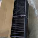 Dog Playpen, 32 in(H) Pet Fence Outdoor for Rv Camping, Garden Fence Animal Barrie for Yard, Total 16 Panels with Gate 37.3Ft(L) Black Metal Temporary Fencing