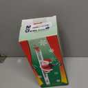 Santa Climbing Ladder to Tree Climbing Santa Up and Down Santa Claus on Ladder Climber Musical Animated Holiday Party Home Wall Christmas Tree Decoration Xmas Ornament Santa Claus Figurines Climber