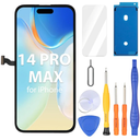 Ayake for iPhone 13 Pro Max Screen Replacement, 6.7 inch FHD LCD Display and Touch Digitizer Screen, True Tone Programmable, Face ID Remains (for A2894, A2895, A2896, A2893, A2651)