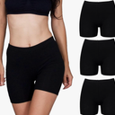 3 Pack Slip Shorts for Women, Size Medium