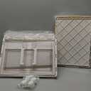 Kmiectse Clear Storage Bins with Lids - 4 Tier Plastic Bins with Wheels, Stackable Storage Bin, Closet Organizers Box for Bedroom, Living Room, 23 QT Folding Box with Magnetic door (White)