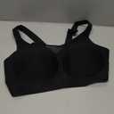 SHAPERX Wireless Bras for Women V Mesh Supportive Full Coverage Everyday Bralette No Underwire Seamless T Shirt Push Up Bra (X-Large Plus, Black)