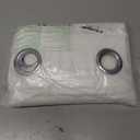 NICETOWN Non See Through White Privacy Sheer Curtains 84 inches Long