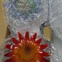 Solar Garden Outdoor Lights Decor,6 Pack Stake Yard Figurine Colorful Flower Light for Outside Pathway, Garden, Lawn, Patio, Driveway