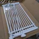 Gardner Pet 51"-87" Extra Tall Cat Gate for Doorway, Wide Adjustable 27.56"-37" Baby Gate Included 4 Extension Kits, Pressure Mounted Safety Full Door Gate for Stairs, Studio, Kitchen (White)