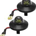 F150 License Plate Light Led Lamp Assembly Suitable for Ford F150 F250 F350 Super Duty Ranger Expedition Explorer Bronco Excursion, Full Led Rear Plate Lights Perfect for Updating or Replacing