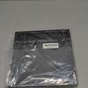 Solid Wood Serving Tray, Square Non-Slip Tea Coffee Snack Plate, Serving Tray with Raised Edges, for Home Kitchen Restaurant (9.5" x 9.5" x 0.8", Black)