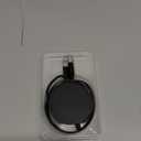 AGVEE 1.6ft Fixed / 2.3ft Extend USB-A to Lightning Charger Cable Mountable One Way Retractable 2.4A Fast Charging Cord, Pocket-Sized for iPhone 14 13 12 11 XS, Desk Organizer, Black