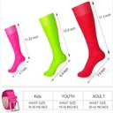 XZQTIVE Baseball Softball Socks and Baseball Softball Belt Combo Set