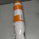 24 Pack Thanksgiving Cups - 16oz Orange & White Plastic Fall Party Cups with Autumn Pumpkin and Turkey Designs, Perfect for Friendsgiving and Holiday Celebrations