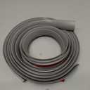 Carpet to Tile Floor Transition Strip, Grey Self-Adhesive Threshold Edging Trim (Length 5m, Cover Thickness Within 5mm) (16.4ft, Gray)