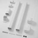 Decorative PVC Mini Split Tubing Cover Kit (8 cm x 4 m)