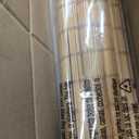 LazBlinds No-Drill Cordless Roman Shade - Light Filtering Natural Wood, Easy Install Bamboo Blind for Windows 33.5" W x 48" H, Malay Oak