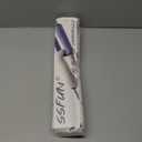 Ring Buckle Fully Automatic Umbrella, Reflective Safety Strip, Sturdy Windproof, Reverse Automatic, Travel Portable, Compact Folding (Black)