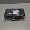 Wireless Microphone Case For JBL Wireless Two Microphone System Handheld Dual Mic Travel Bag for Singing or Karaoke for Receivers, Adapters, AA Batteries-Black(Box Only-Black)