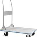 Flatbed Cart Aluminum Foldable Platform Cart 440lbs Capacity(29" Lx19 W) (Silver)