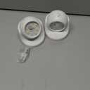 Motion Sensor Outdoor Lights - Outdoor Motion Sensor Light Battery Operated Wireless Spotlight Motion Detector Security Light Auto On Off for Sheltered Porch Stair Hallway Garage Wall Shed (2 Pack) (White)