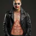 Goodstoworld Unisex 3D Fake Abs T Shirts Shredded Chest Printed Short Sleeve Costume Novelty Tees Shirt (XL)