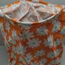 Merdes 19.7 Waterproof Foldable Laundry Hamper, Dirty Clothes Laundry Basket, Linen Bin Storage Organizer for Toy Collection (Little Flower)