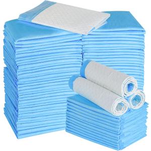 Disposable Puppy Training Pads 100 Count Pee Pads for Dogs, Cats, Rabbits and Guinea Pigs Waterproof Super Absorbent Odour Locking 13 x 18