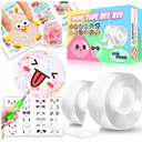 Nano Tape Bubble Kit,Toys for Girls,Cute Stuff for Girl,Cool Stuff for Kids,DIY Craft Kit,Fun Toys for Kids,Gifts for Girls Boys 4, 5, 6, 7, 8, 9, 10, 11, 12 Years Old,5PCS (2"&1.2")