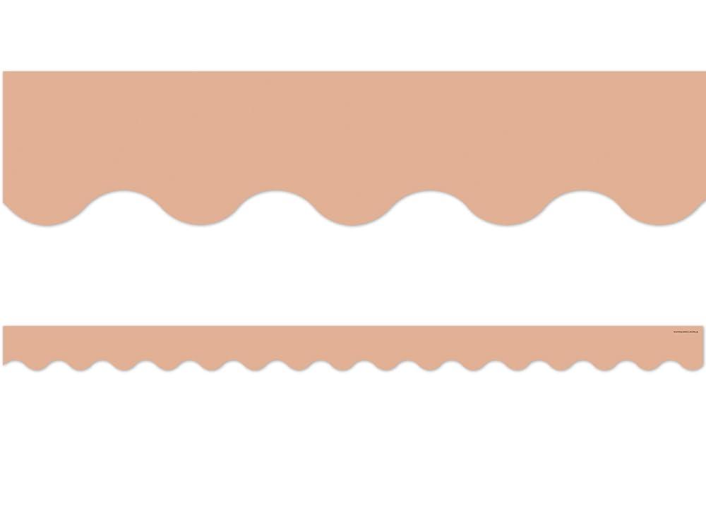 2 x Teacher Created Resources Sedona Sand Scalloped Border Trim (TCR7217)