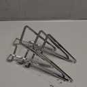 Plate Holder Easel Display Stand - 6 inch Metal Plate Stands for Display - Tabletop Picture Stand - Silver Iron Easels for Display Pictures | Photo Frames | Book | Decorative Plates | Plaque - 3 Pack