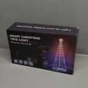 Outdoor Christmas Tree - 7-FT, LED RGB Color Changing, Smart APP Ctrl, IP44 Waterproof, Premium Durable, Multi-Scenario, Compact Carry