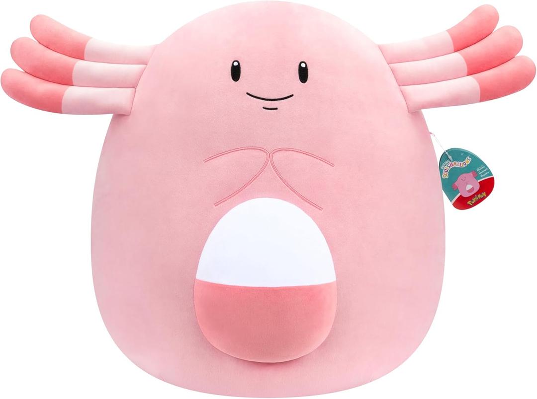 Squishmallows Original 20in Chansey Pokmon Plush - Ultrasoft Official Jazwares Plush (Jumbo)