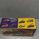 LerBao Large Crane Truck Toys for 3 4 5 6 7 8 Year Old Boys, Truck with Loading Crane,Lights and Sounds Vehicles Toy for Kids Childs Toddlers Christmas Birthday Gift