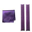 YOSHUYUKI Classic Heatless Curls Overnight Rods No Heat Hair Curlers to Sleep Jumbo Foam Large Hair Rollers for Long Short Hair Heatless Curling Rod Set Styling Tools with Satin Scarf Violet