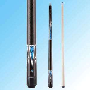 48 Inch Short Pool Cue Stick for Beginners, Canadian Maple Billiard Cues for Tight Spaces, 48 inch Billiards Cue Stick Junior Size Cues (Blued)