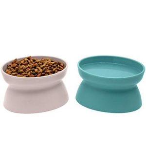 Kitty City Raised Cat Bowls, Small Bowl 2pk (Pastel) (Pack of 8)