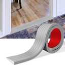 Threshold Ramps for Doorways Self-Adhesive Rubber Ramps for Door Threshold Rubber Door Threshold Ramp for Wheelchair Stroller Scooter Reducer Ramp (Gray, 2 Wide x 6.6' Long)
