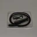 Neck Reading Light Book Lovers Gifts, Rechargeable 2000mAh 10-80Hrs Eye-friendly Wide Lamp Book Light, Birthday Mothers Day Gifts for Mom Wife Women Readers, Camping Knitting Crochet Accessories (Black)