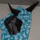 Horse Fly Mask Super Comfort Horse Fly Mask Elasticity Fly Mask with Ears We Only Make Products that Horses Like (Lake Green, L)