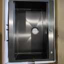 30 Inch Black Drop In Farmhouse Sink Workstation-Bokaiya 30 x 22 Black Stainless Steel Farmhouse Sink Top Mount Ledge Workstation 16 Gauge Single Bowl Drop In Kitchen Sink with Cutting Board