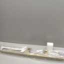 80995 Front Left Driver Side Armrest Repair Kit Fit for Chevy Silverado Suburban Tahoe Avalanche For GMC Sierra Yukon 2010-2014 Door Panel with Release Handle Above Armrest 27In - Tan - GM# 84127282