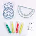 3 x Creativity for Kids Window Art Fun Fruits - Paint and Decorate 2 Suncatchers, Create Your Own Window Art for Kids