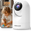 FOSCAM Home Security Camera R4S 4MP(2K) WiFi Camera, 2.4/5GHz Wireless IP Indoor Camera with AI Human Detection & Sound Detection, 33ft Night Vision, 2-Way Audio,Compatible with Alexa, White