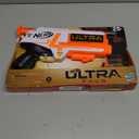 Nerf Ultra Four Dart Blaster - 4 Ultra Darts, Single-Shot Blasting, 2-Dart Storage - Compatible Only Ultra Darts