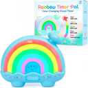 Timer Pal Rainbow Timer for Kids, Visual Timer for Kids with Night Light, Color-Changing Magnetic Visual Timer for Classroom/Calming Corner/Home (Blue)